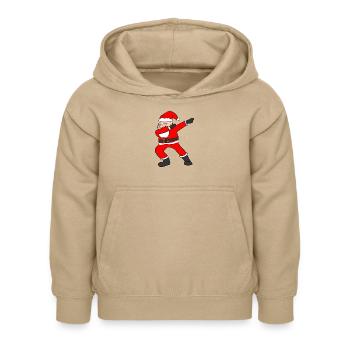 Tamponner santa - Sweat à capuche Enfant - jaune sable - Devant - AI Model Kid Female (0cm)