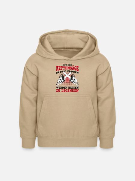Holzfäller - Kinder Hoodie - Sand