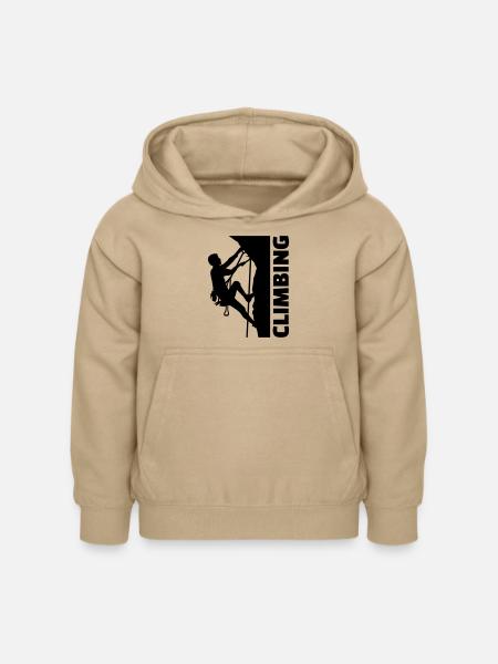 Klettern - Kinder Hoodie - Sand
