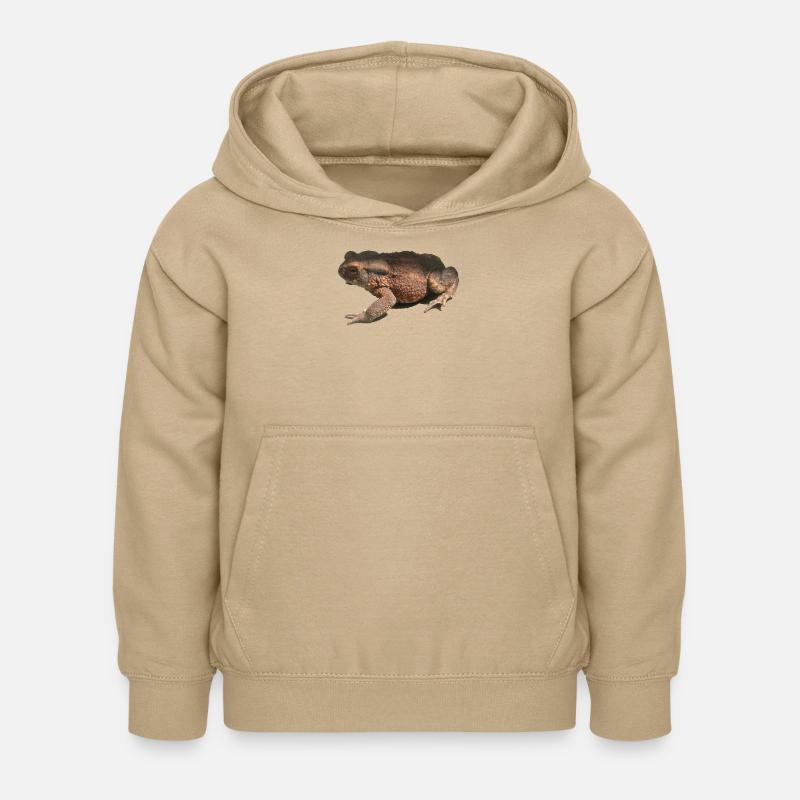 crapaud - Sweat à capuche Enfant - jaune sable