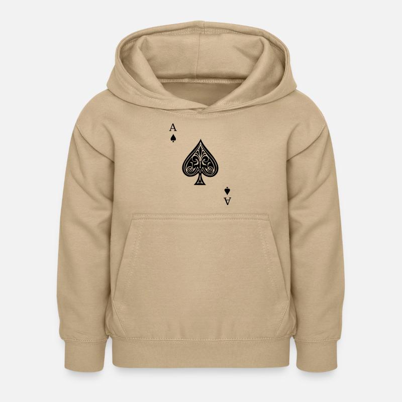 appât - Sweat à capuche Enfant - jaune sable