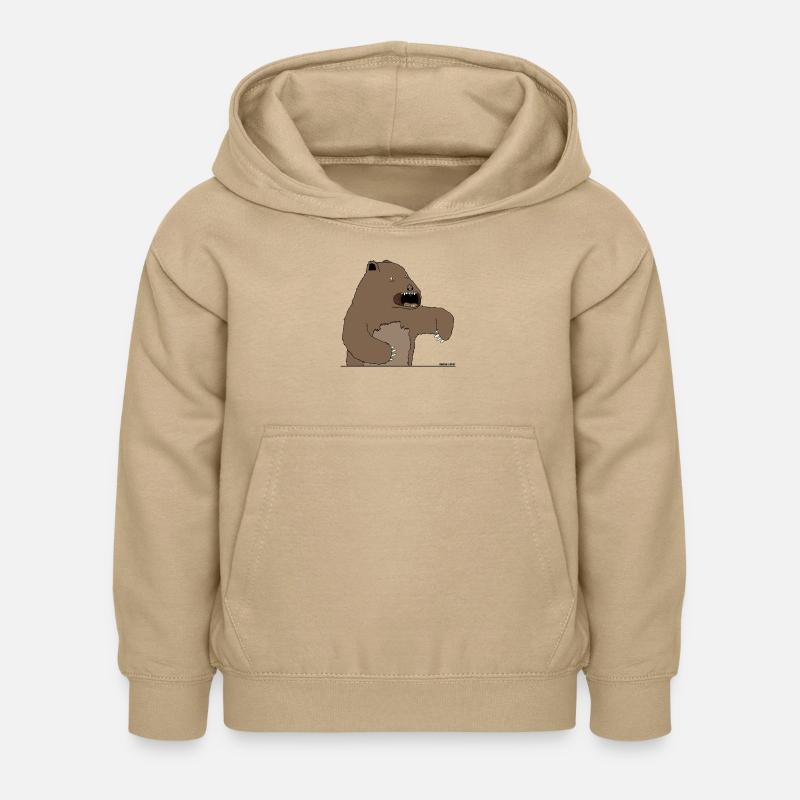 supporter! - Sweat à capuche Enfant - jaune sable
