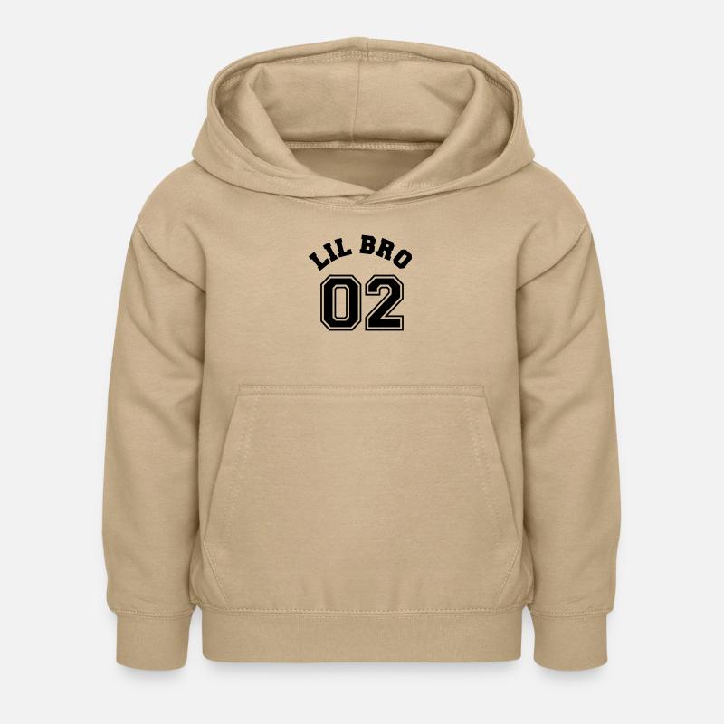 Lil Bro 02 - Little Brother - Sweat à capuche Enfant - jaune sable