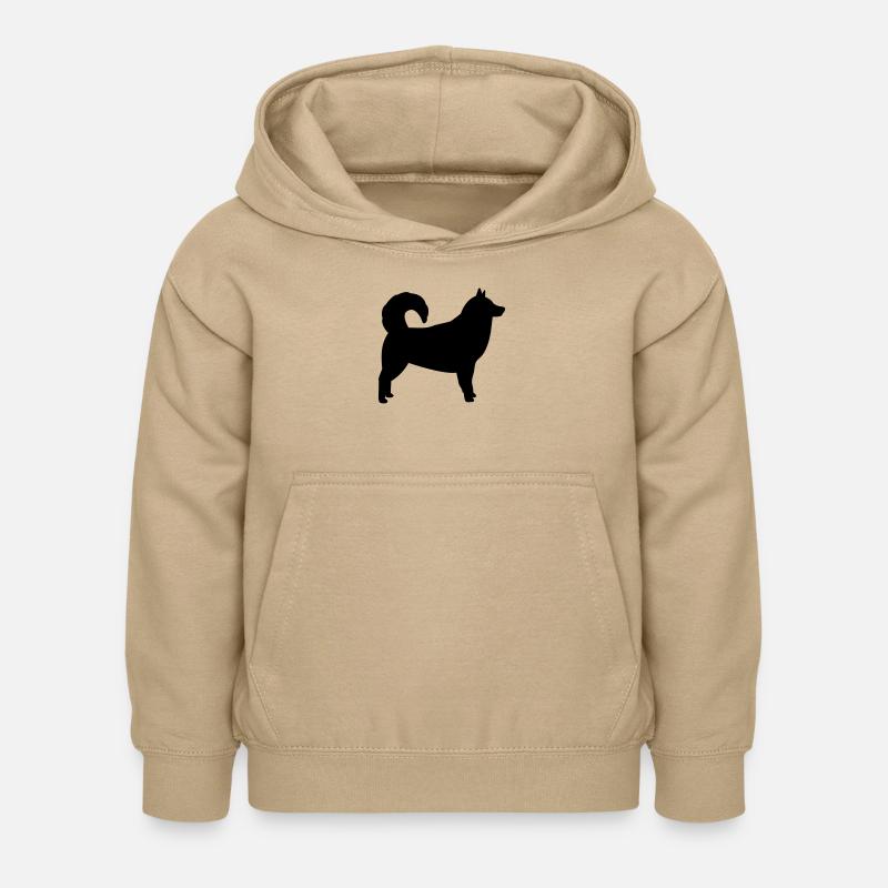 Alaskan Malamute - Sweat à capuche Enfant - jaune sable