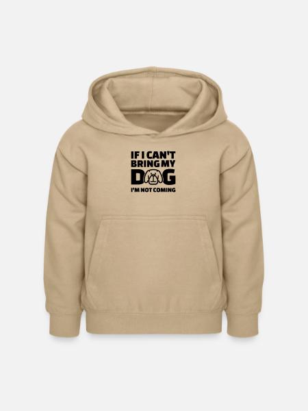 Hund Spruch - Kinder Hoodie - Sand