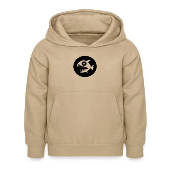 Piranha - Kids Hoodie - sand - Front - AI Model Kid Female (0cm)