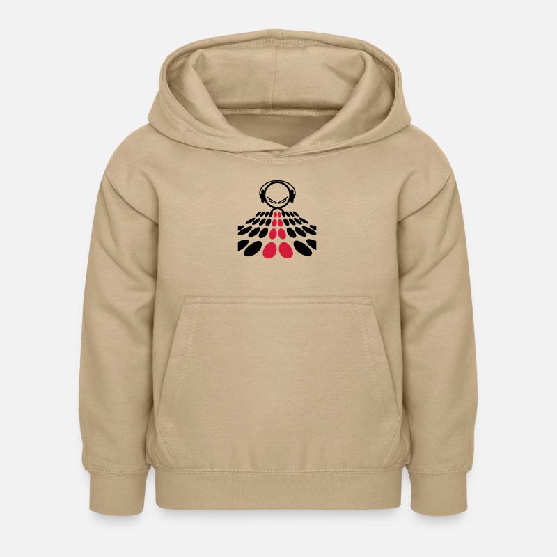 kopfhörer - Kinder Hoodie - Sand