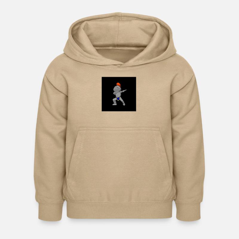 Masque de chevalier garçons - Sweat à capuche Enfant - jaune sable