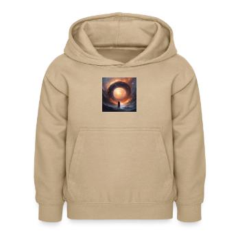 Man in Space - Kinder Hoodie - Sand - Vorne - AI Model Kid Female (0cm)