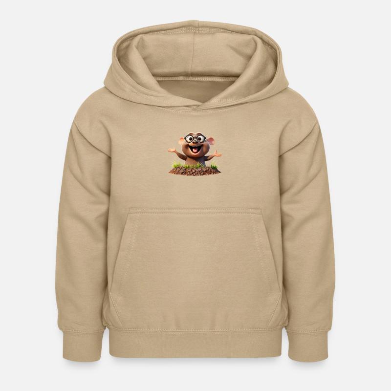Explorateur souterrain - Sweat à capuche Enfant - jaune sable