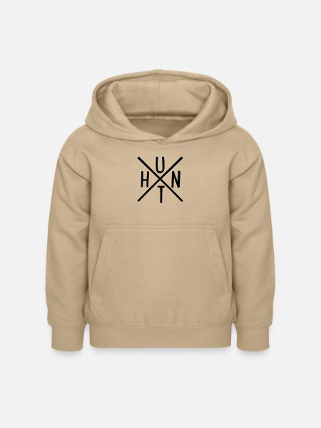hunt - Kinder Hoodie - Sand