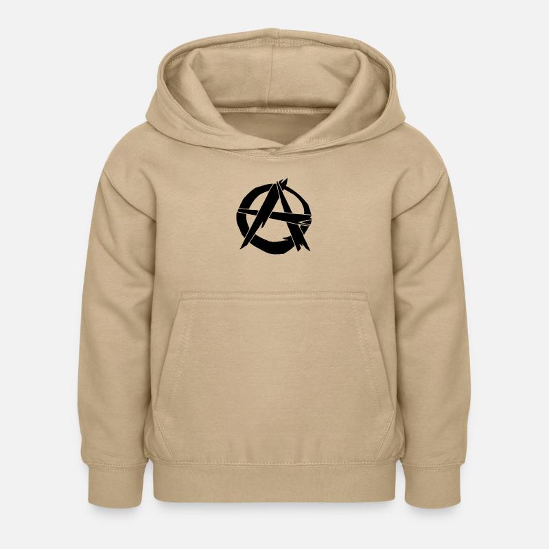 Anarchy - Sweat à capuche Enfant - jaune sable