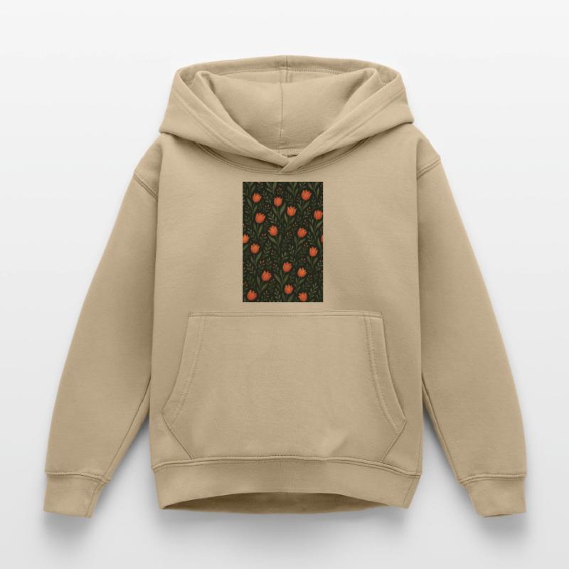 Tulip Pattern Kids Hoodie