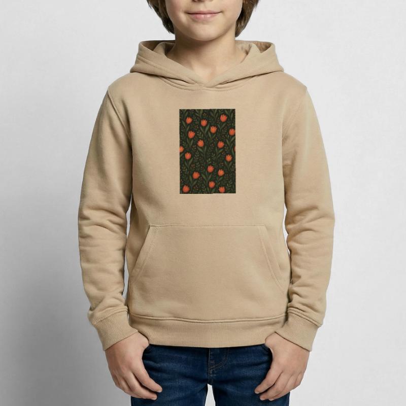 Tulip Pattern Kids Hoodie
