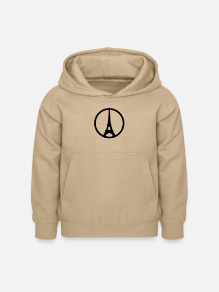 Paris - Kinder Hoodie - Sand