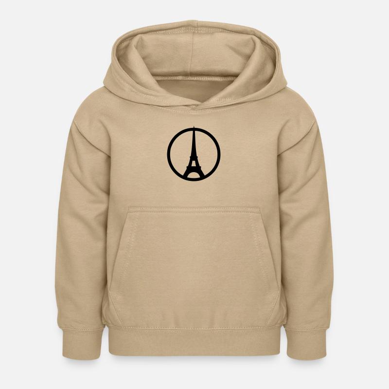 Paris - Kinder Hoodie - Sand