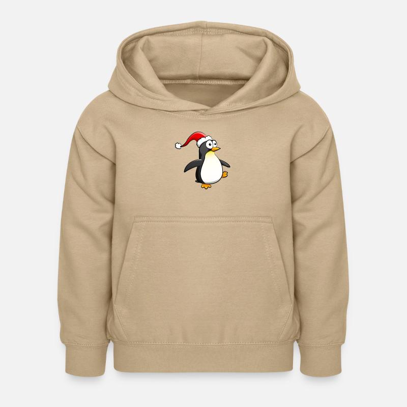 Pinguin - Sweat à capuche Enfant - jaune sable