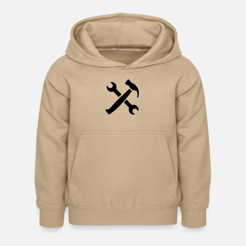Werkzeug - Kinder Hoodie - Sand