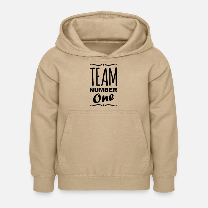 Team Number 1 - Kinder Hoodie - Sand