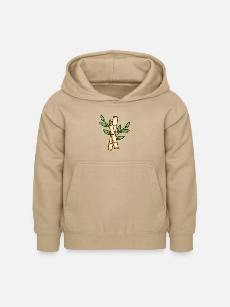 bambus - Kinder Hoodie - Sand