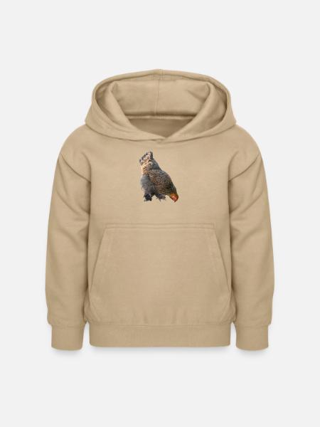 Huhn - Kinder Hoodie - Sand