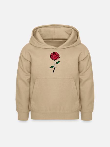 rose dornen - Kinder Hoodie - Sand