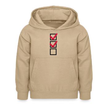 Haken - Kinder Hoodie - Sand - Vorne - AI Model Kid Female (0cm)