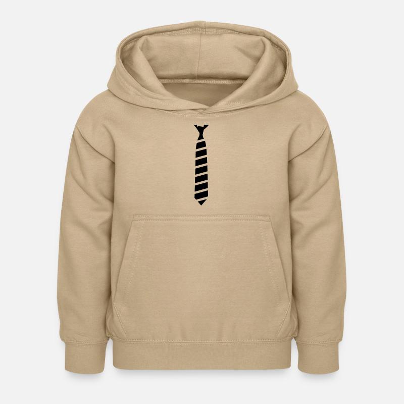 Cravate - Sweat à capuche Enfant - jaune sable