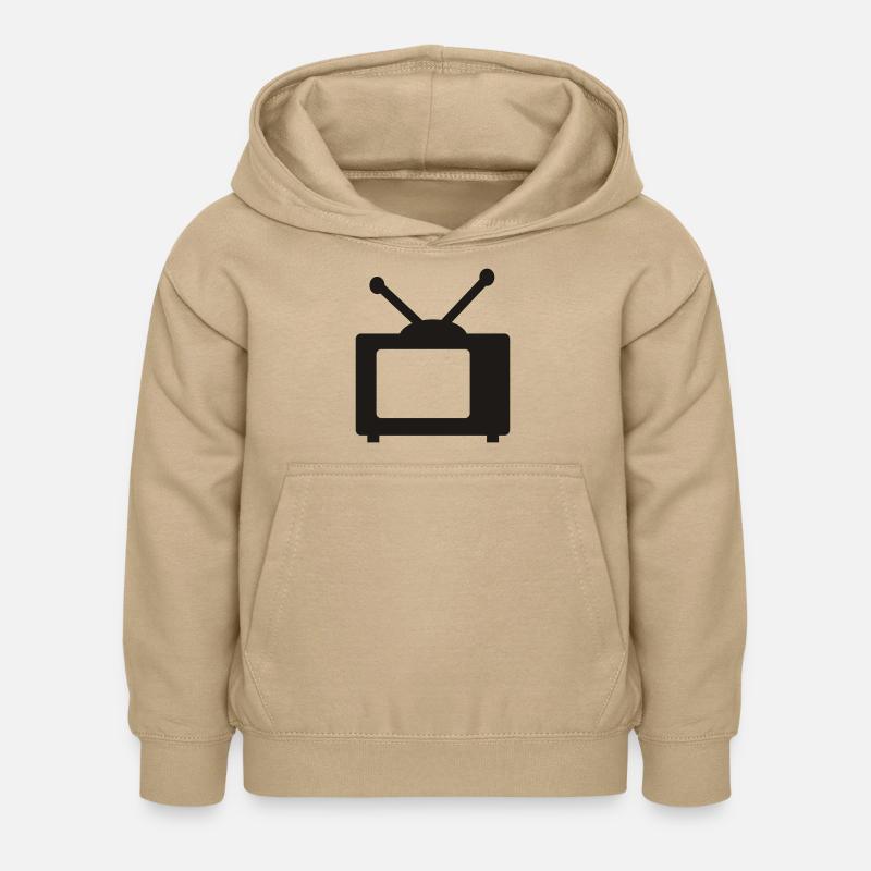 téléviseurs - Sweat à capuche Enfant - jaune sable