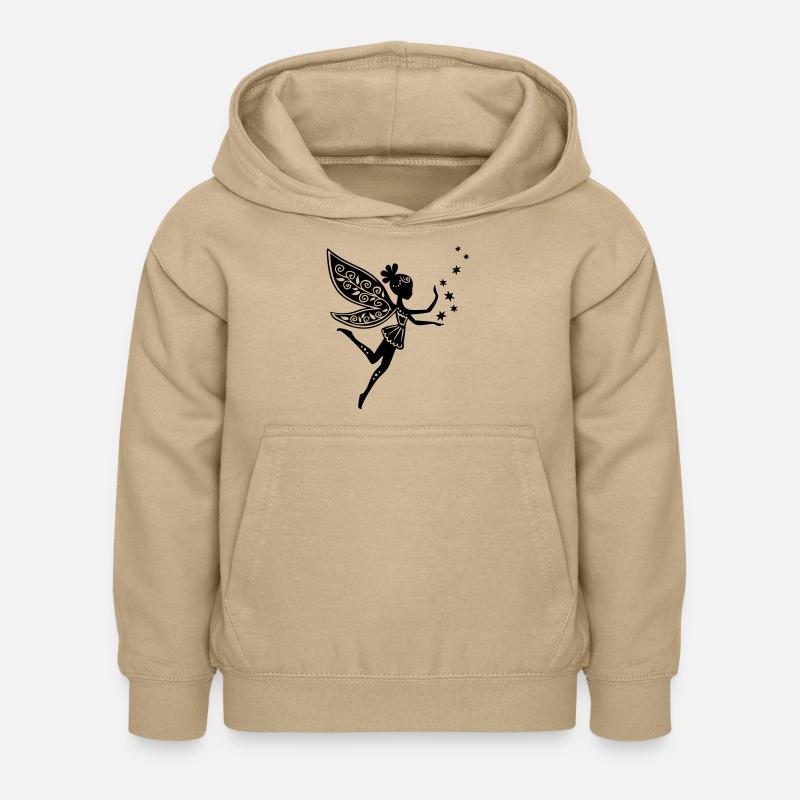 fairy, pixie, Elf, star, magic, witchcraft, summer - Kids Hoodie - sand