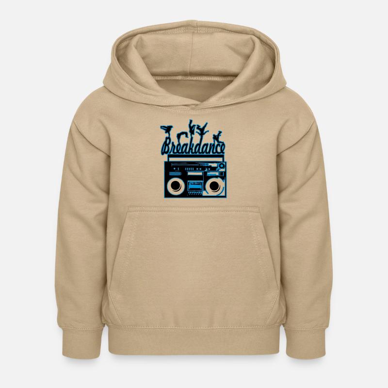 breakdance - Sweat à capuche Enfant - jaune sable