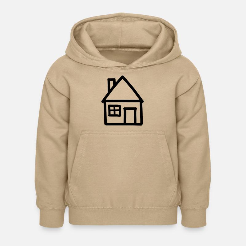 Maison - Sweat à capuche Enfant - jaune sable