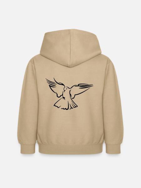 Friedenstaube - Kinder Hoodie - Sand