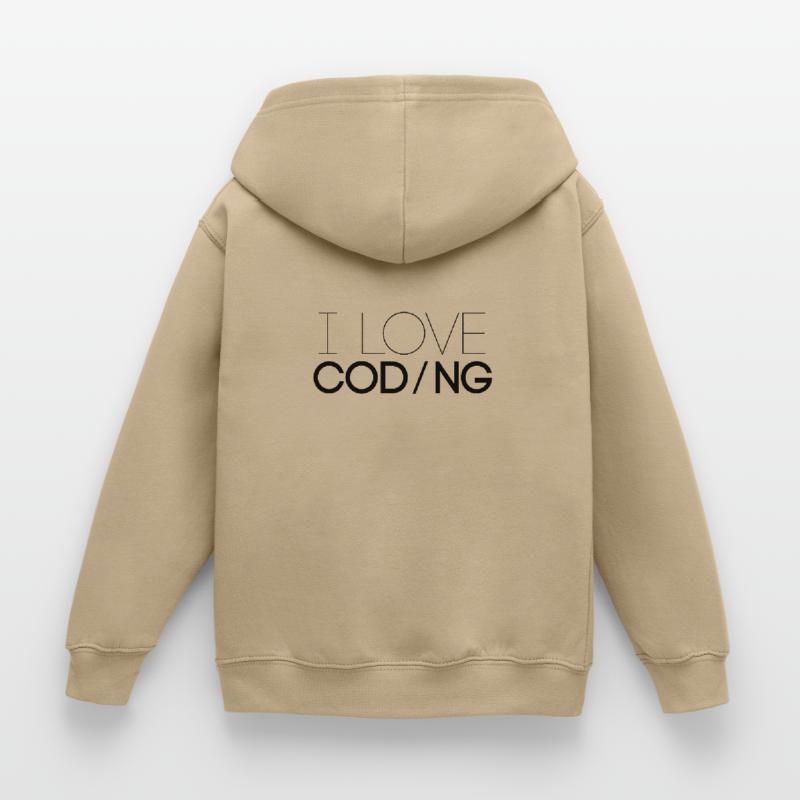 I love programming programmer code profession Kids Hoodie
