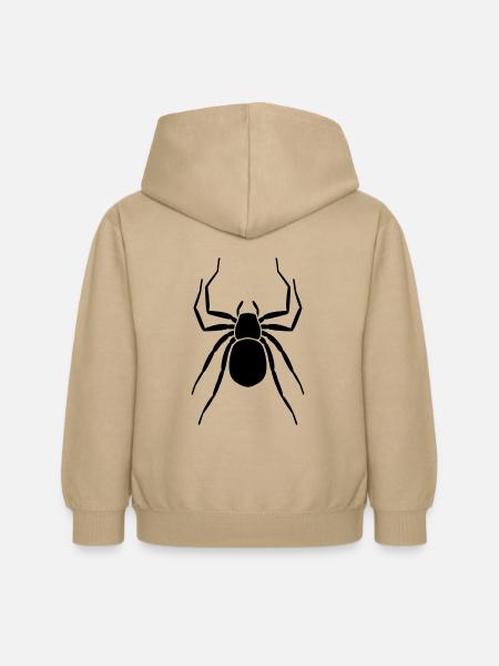Spinne - Kinder Hoodie - Sand