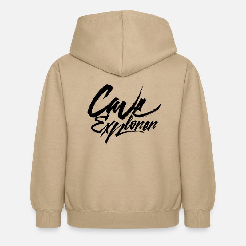 Team cave explorer cave explorer - Sweat à capuche Enfant - jaune sable