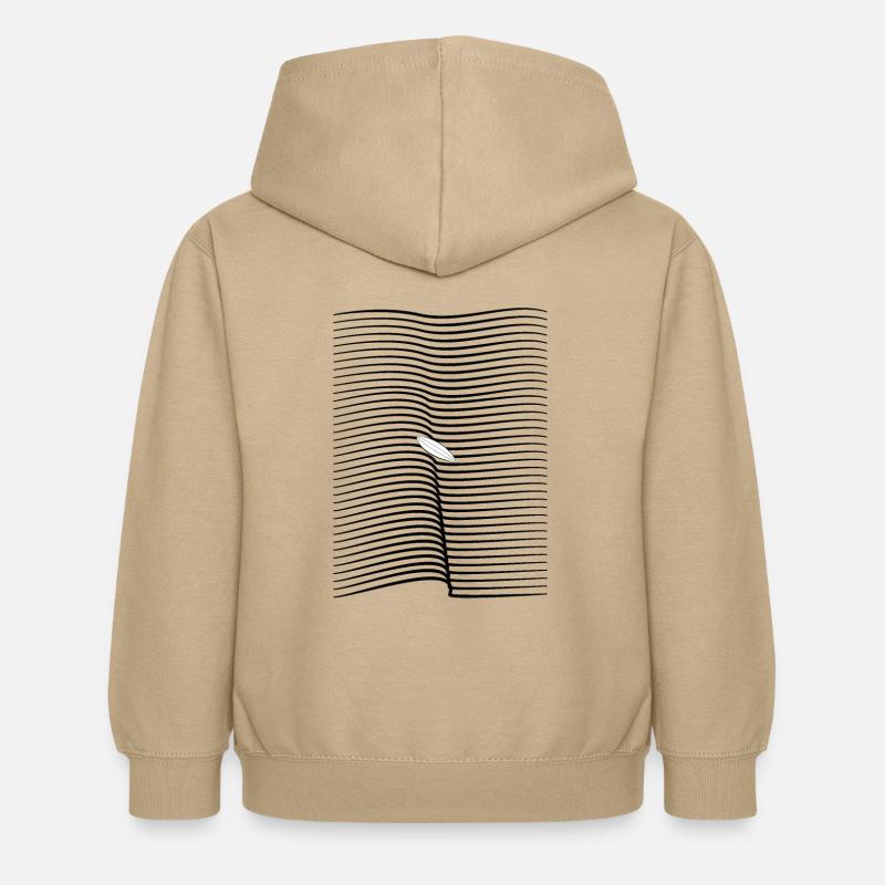 surfant - Sweat à capuche Enfant - jaune sable