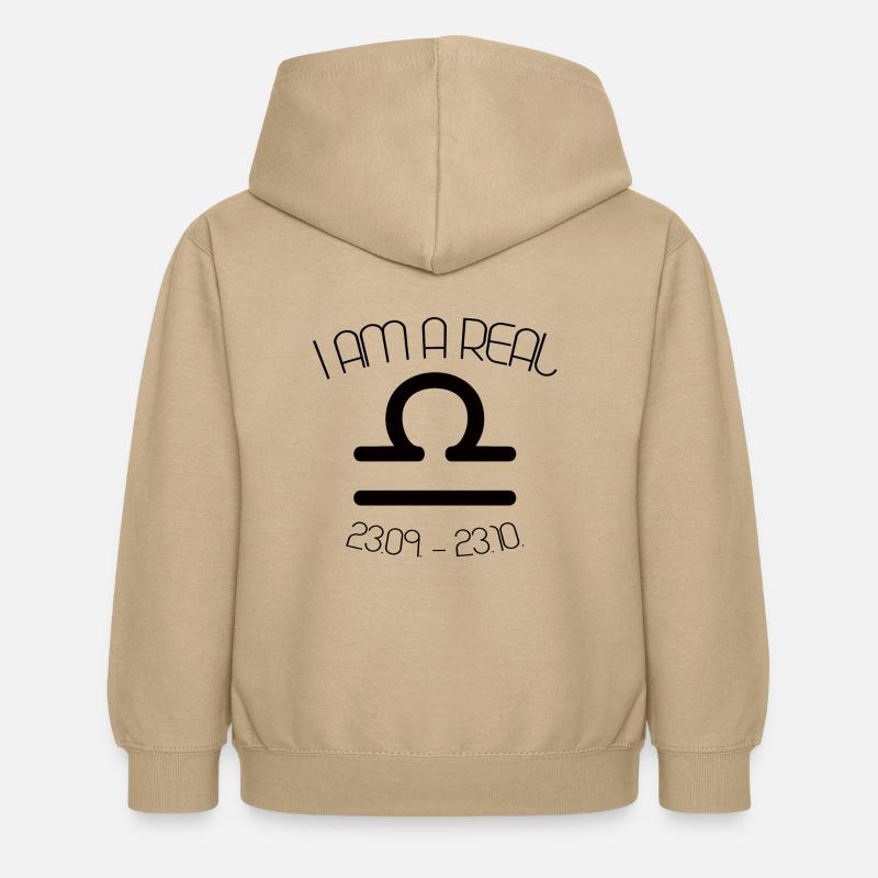 ZODIAC LIBRA - Sweat à capuche Enfant - jaune sable