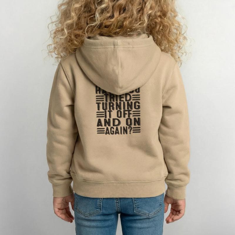 Programmer Support Tech Admin Saying Funny Kids Hoodie