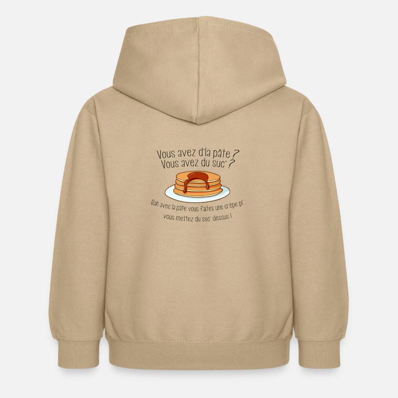 Vous avez d'la pâte ? - Sweat à capuche Enfant - jaune sable