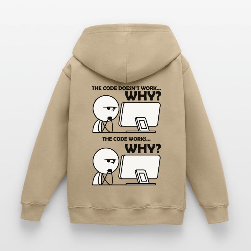 Programmierung Code Witzig Kinder Hoodie