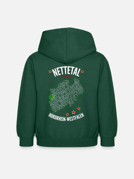 Standort Nettetal - Kinder Hoodie - Flaschengrün