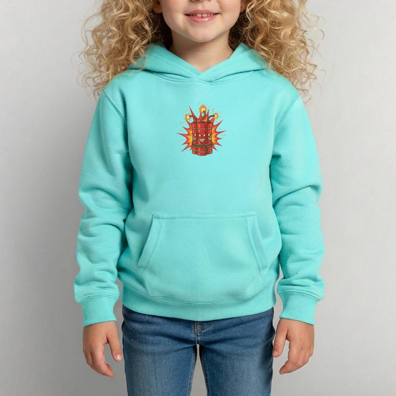 Exploding Dynamite Art Kids Hoodie