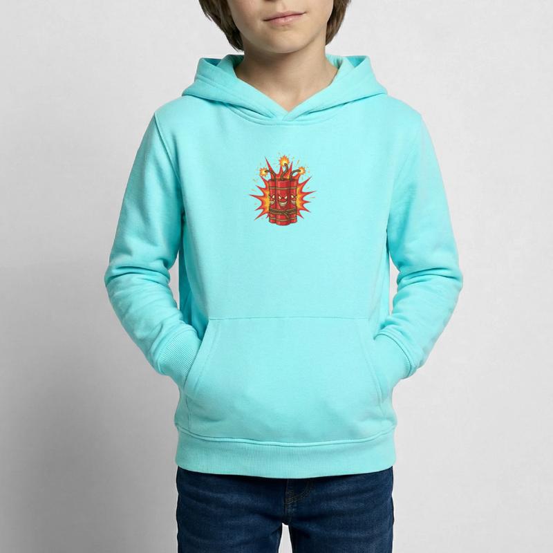 Exploding Dynamite Art Kids Hoodie