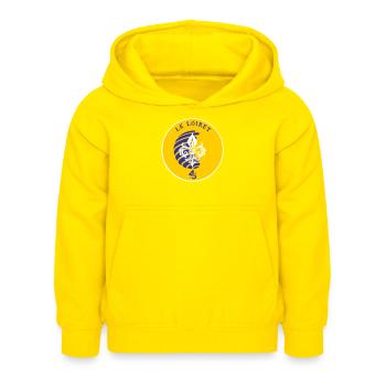 Fleur de Lys Loiret 45 - Sweat à capuche Enfant - jaune - Devant - AI Model Kid Female (0cm)
