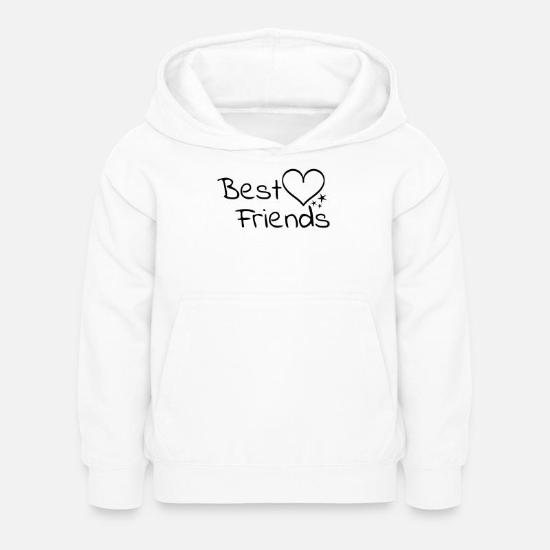Meilleurs amis - Sweat à capuche Enfant - blanc