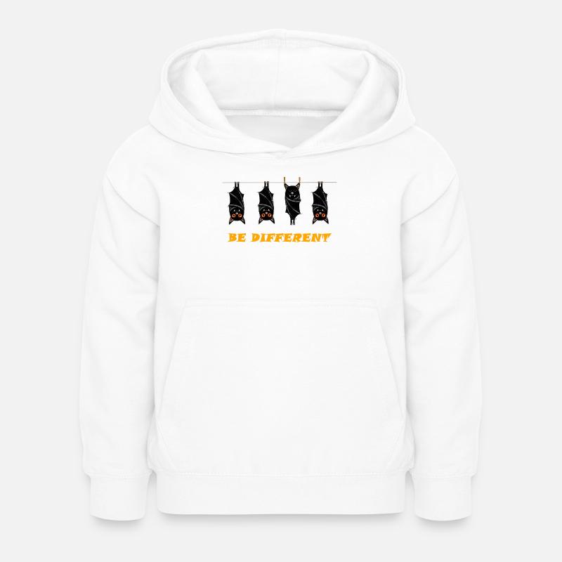 BE DIFFERENT - Kids Hoodie - white
