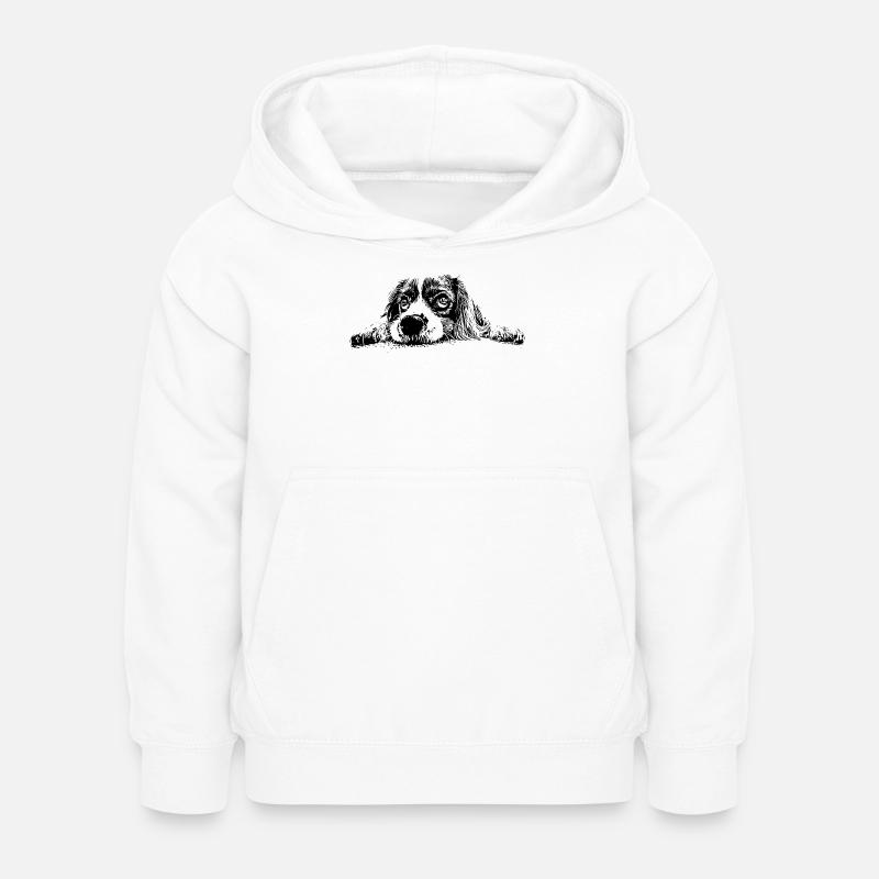 Cocker Spaniel - Kids Hoodie - white