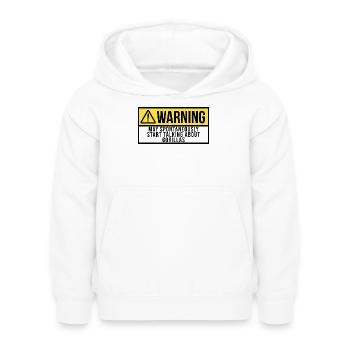 gorille - Sweat à capuche Enfant - blanc - Devant - AI Model Kid Female (0cm)
