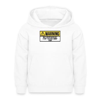 harpe - Sweat à capuche Enfant - blanc - Devant - AI Model Kid Female (0cm)